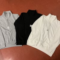 SKREWZONE× MACHUNOYOMOGI 【麻中之蓬　一飯之恩】HALF ZIP SWEAT