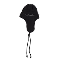 【CHAOS FISHING CLUB】Logo Dog Ear Cap BLACK