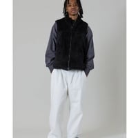 【UNFRM】COZY BOA FLEECE ZIP-UP VEST