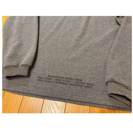 【SKREWZONE】WORLD WIDE THERMAL L/S TEE