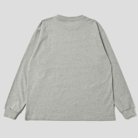 【NC by NO COFFEE】ロゴ刺繍 L/S TEE  GRAY