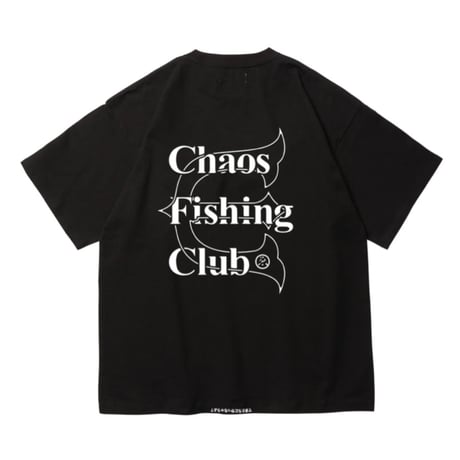 【CHAOS FISHING CLUB】DRY LOGO TEE BLACK