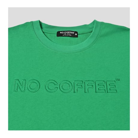 【NC by NO COFFEE】アウトライン刺繍S/S TEE GREEN
