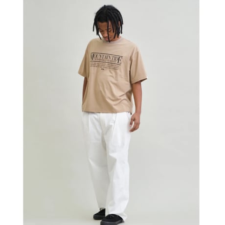 【UNFRM】AEROKNOT® HEAVYWEIGHT “MOUNTAIN TIDE” BOX T-SHIRT