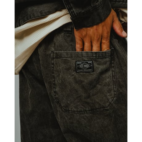 【BIG MIKE】Washed Duck Easy Pants - 102617201