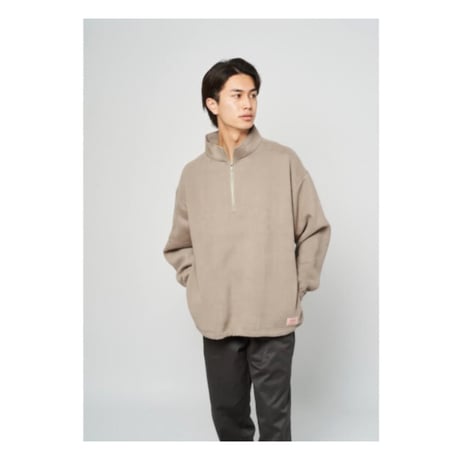 【BIG MIKE】STAND HALFZIP SWEAT