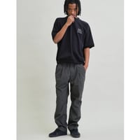 【UNFRM】UOS EMBROIDERY PONTE RIB 1/2 PULLOVER SHIRT