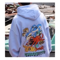 【CHAOS FISHING CLUB】Road Of The Sea Hoodie　light blue