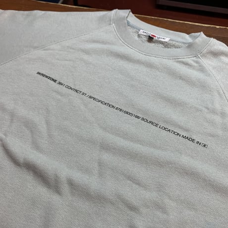 【SKREWZONE】SPEC HALF SLEEVE SWEAT
