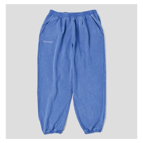 【NC by NO COFFEE】ピグメントダイスウェットパンツ　BLUE