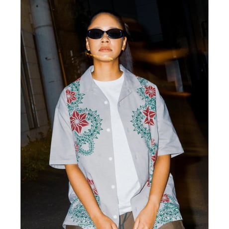 【HAIGHT】BAKIBAKI FLOWER SHIRT