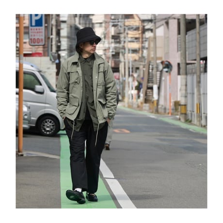 【NC by NO COFFEE】ミリタリーポケット コーチジャケット KHAKI