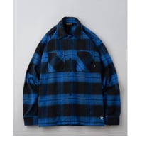 【BLUCO】OMBRE CHECK FLANNEL SHIRT