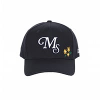 【MOVING SATURDAY】MS FLOWER SNAPBACK NAVY