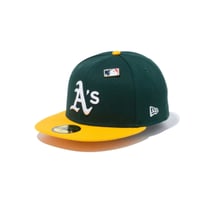 【NEWERA】59FIFTY MLB Pins オークランド・アスレチックス ダークグリーン