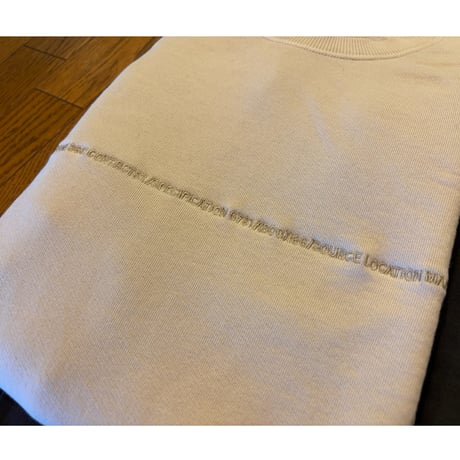 【SKREWZONE】SPEC LOGO PIGMEMT SWEAT