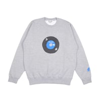 【SAMUEL】SAMUEL × MANHATTAN RECORDS 7INCH 45TH ANNIV. SWEAT SHIRT