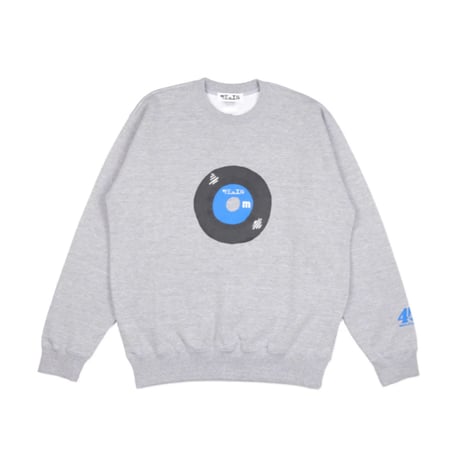 【SAMUEL】SAMUEL × MANHATTAN RECORDS 7INCH 45TH ANNIV. SWEAT SHIRT