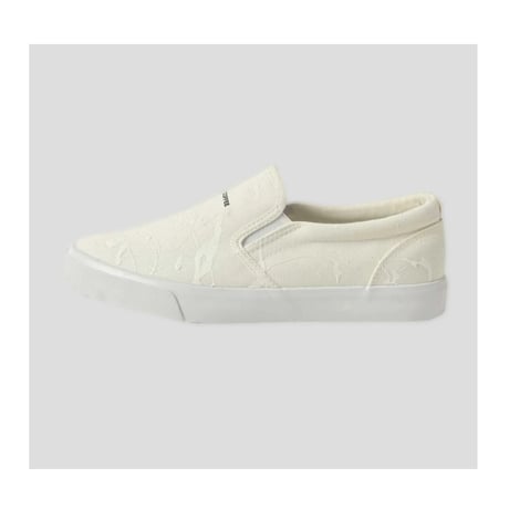 【NC byNO COFFEE】ハンドペイントスリッポン　WHITE