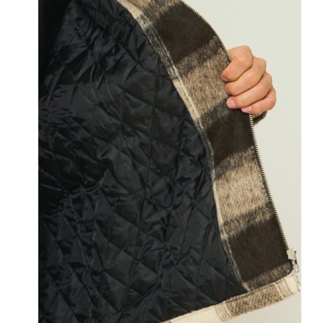 【BIG MIKE】Ombre Zip Quilted Lining Jacket - 102546400