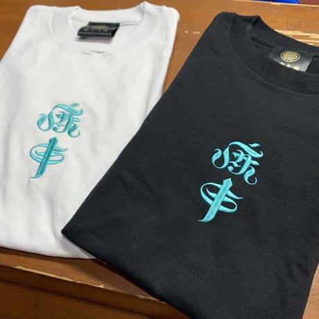 【SKREWZONE】麻中護札　刺繍 T-shirts　【別注カラー】