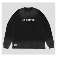 【NC by NO COFFEE】サルファーダイ クラックプリント L/S Tee BLACK