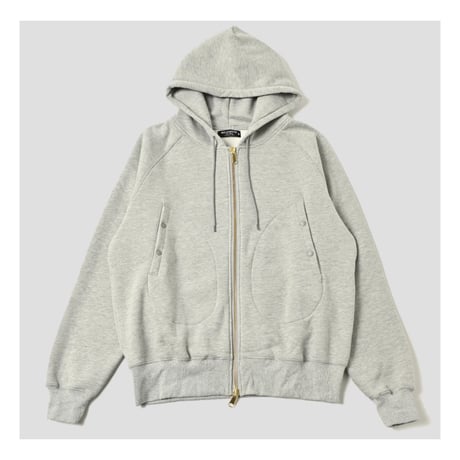 【NC by NO COFFEE】ビッグポケットジップパーカー　GRAY