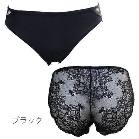 バックレースショーツ /正絹シルク100％(la sakura)2300　シルクインナー/シルク下着/シルク肌着/シルクショーツ