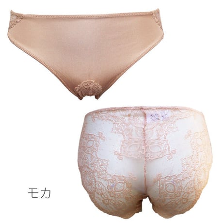 バックレースショーツ /正絹シルク100％(la sakura)2300　シルクインナー/シルク下着/シルク肌着/シルクショーツ