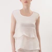ピュアシルク100％タンクトップ（haruyo brownie）418088　シルクインナー/シルク下着/シルク肌着/シルクトップス