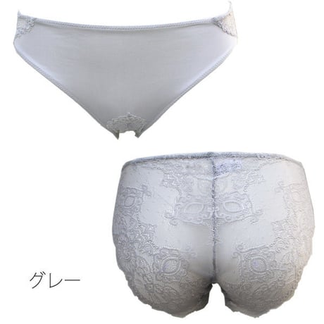 バックレースショーツ /正絹シルク100％(la sakura)2300　シルクインナー/シルク下着/シルク肌着/シルクショーツ