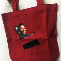 【トートバッグ】赤・黒 2色