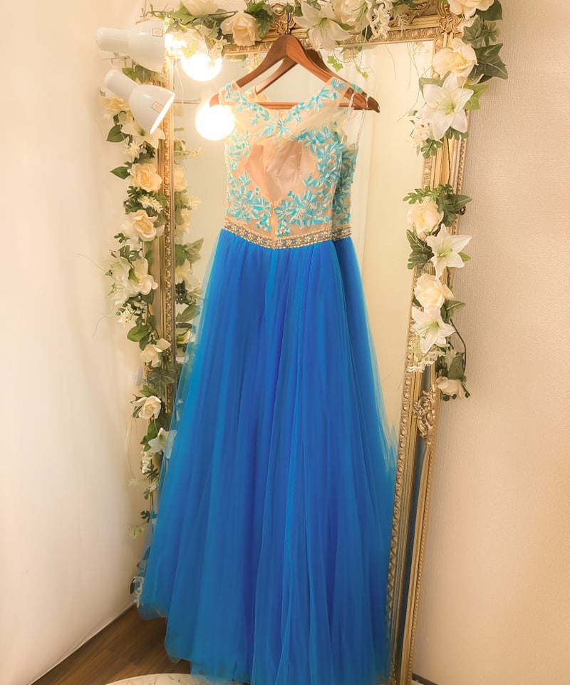 ターコイズ ビーズ装飾 ドレス ターコイズ ビーズ装飾 ドレス ターコイズ ビーズ装飾 ドレス