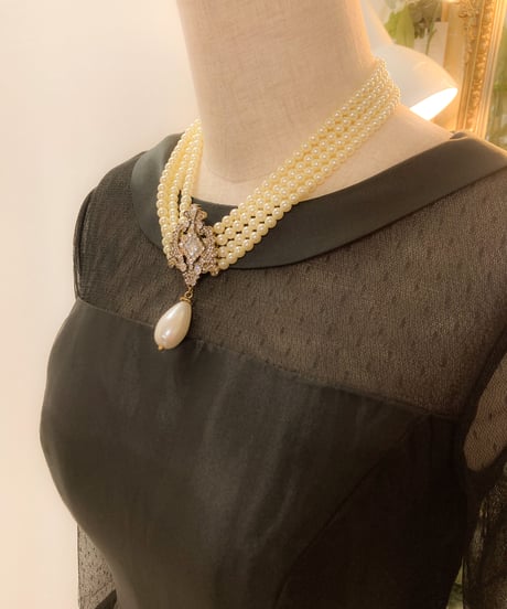 ロールネック シンプルAラインドレス（ロングスリーブ）