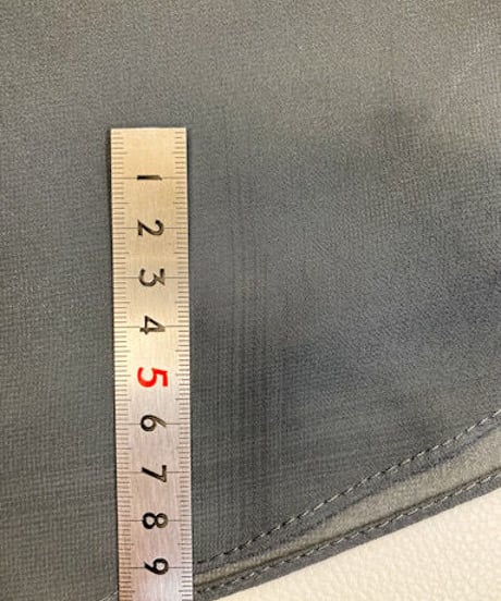 クラシックスタイル Vネックドレス　ダークグレー　Lサイズ