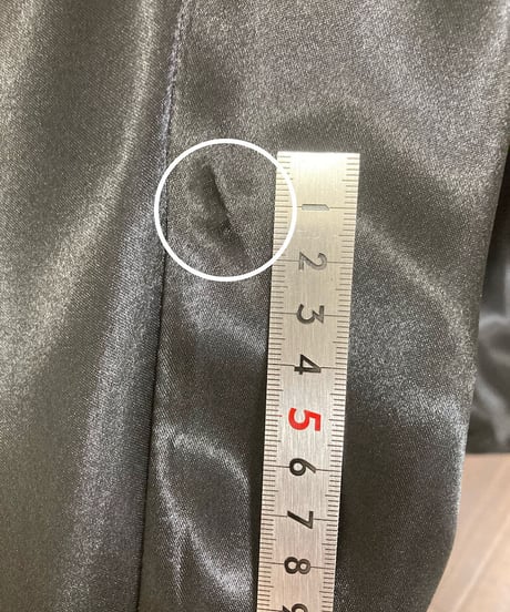 レース×スパンコール ショートスリーブドレス　ブラック　Lサイズ