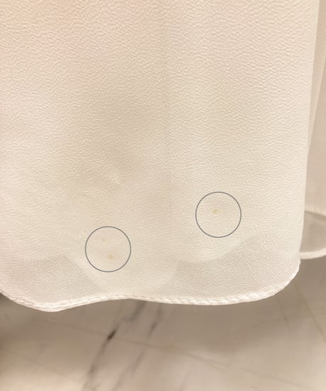 フラワー刺繍 ホルターネックドレス　ホワイト