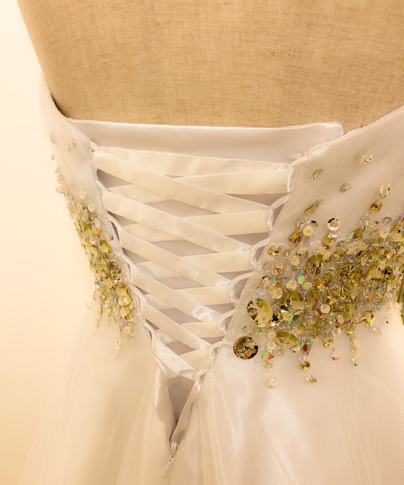 チュールベアトップ ボリュームドレス | Sharon Style Online