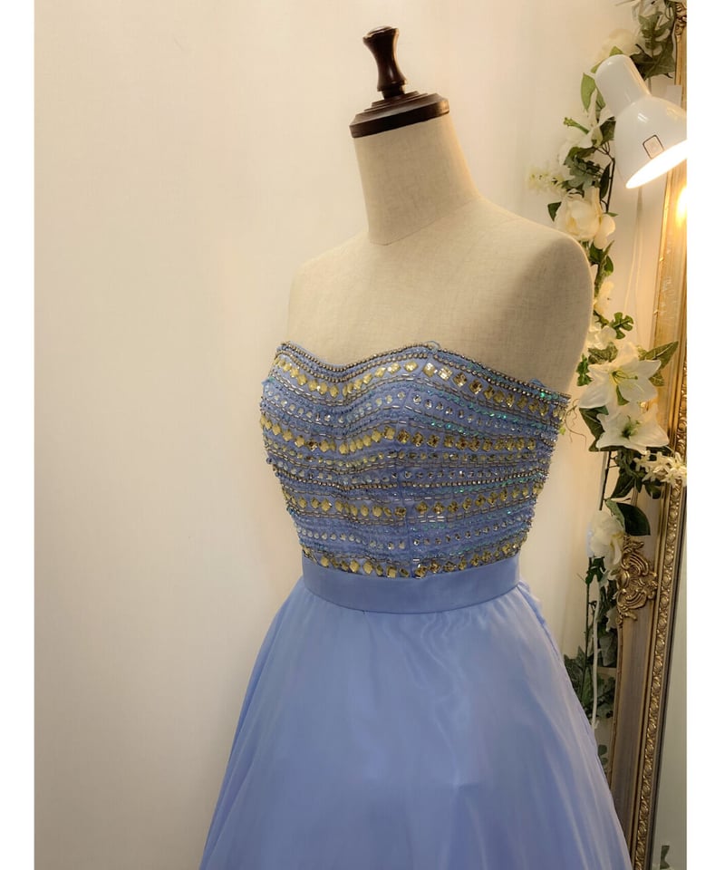 ラインビジューベアトップドレス | Sharon Style Online Boutique