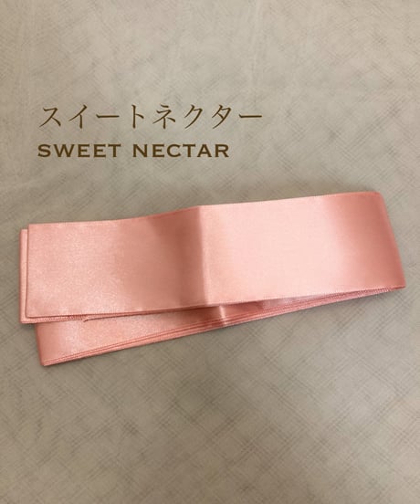 サテン カラー サッシュベルト ウォームカラー系