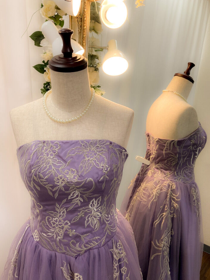 ラベンダー ビーズ刺繍 ロングドレス fit=scale-down,w=1200