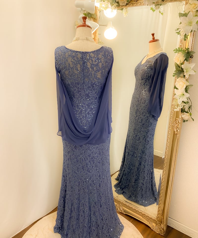 レースシフォンガウン レースガウン | STORES