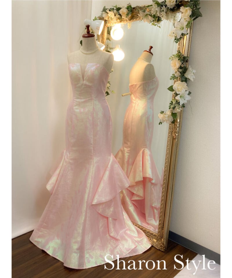ブリリアントマーメイドドレス オーロラピンク | Sharon Style Online  