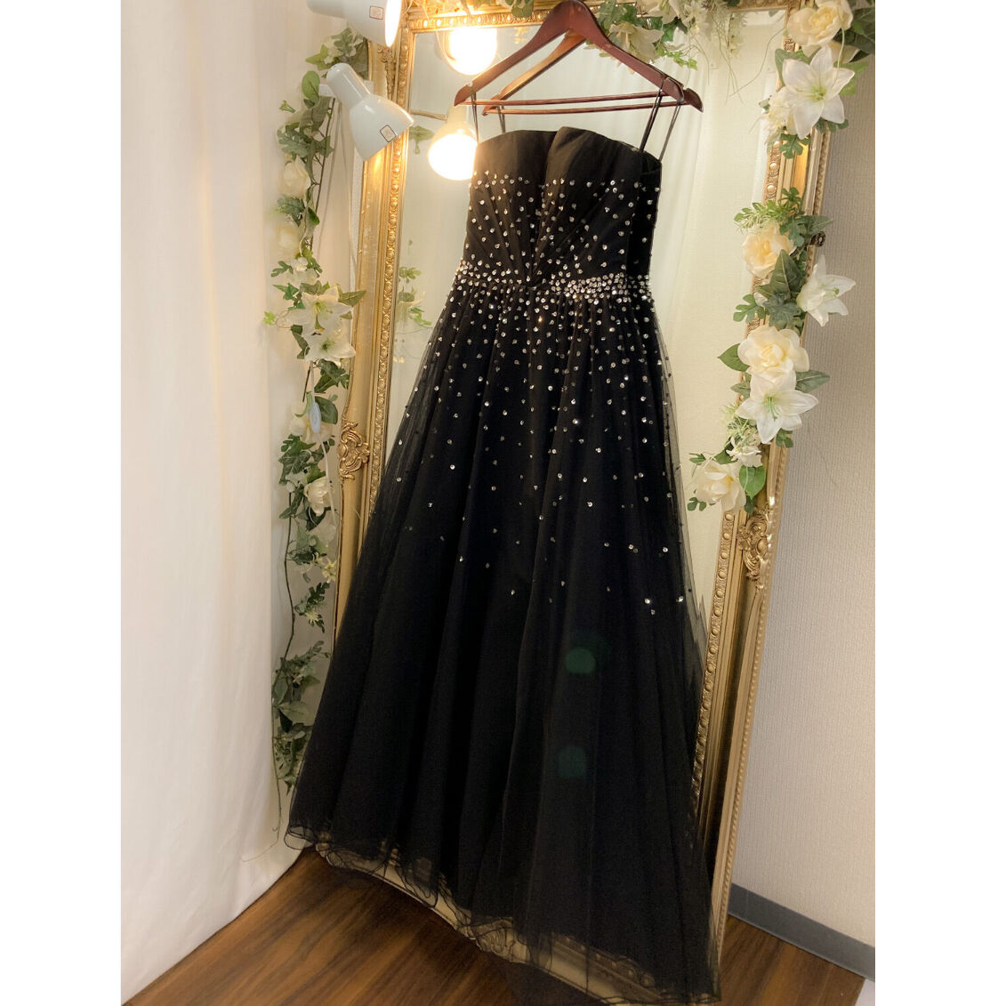 アルゼンチンタンゴ★スパンコールグラデーションドレス スパンコールグラデーションドレス スカイブルー | Sharon Style