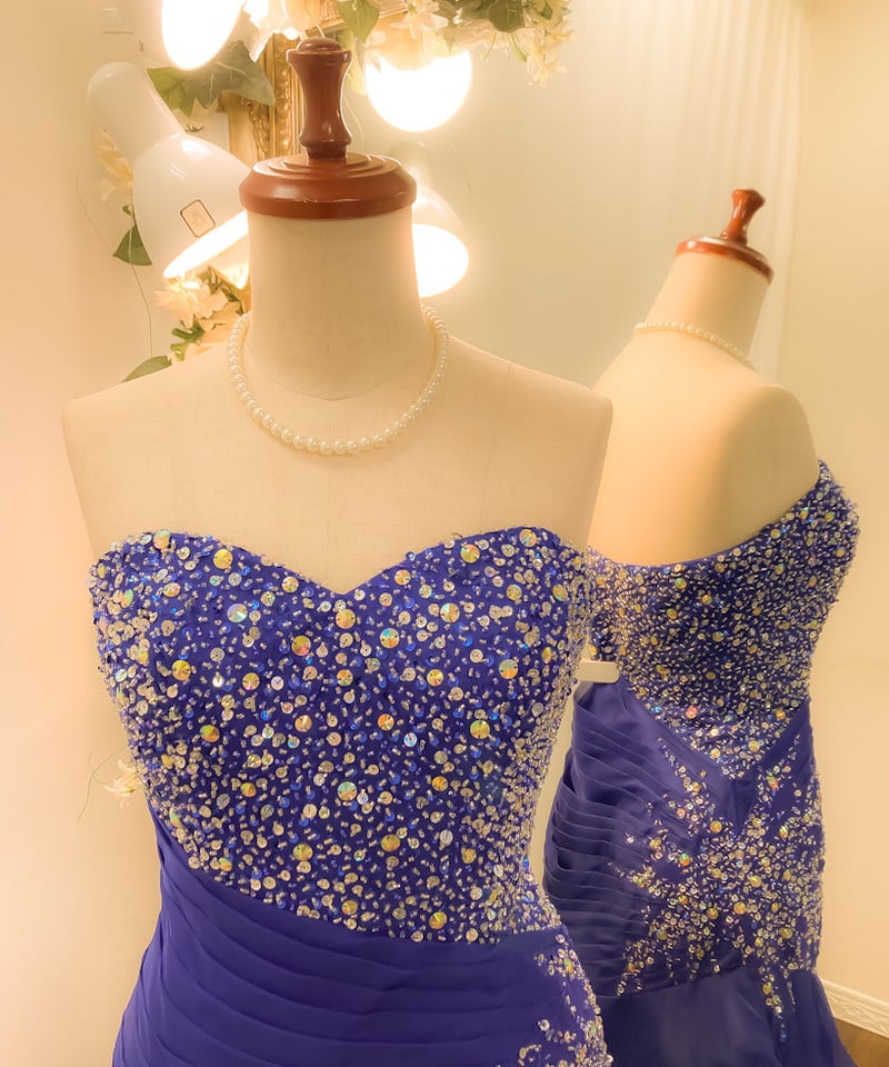 シンプルオシャレなストーン付きマーメイドイブニングドレス シンプルオシャレなストーン付きマーメイドイブニングドレス