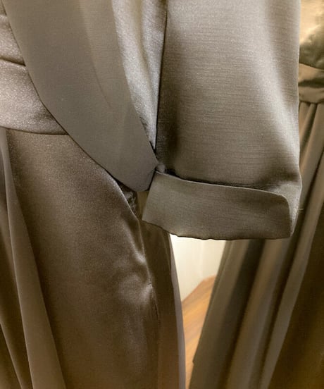 サテン×シフォン クラシック ボレロ