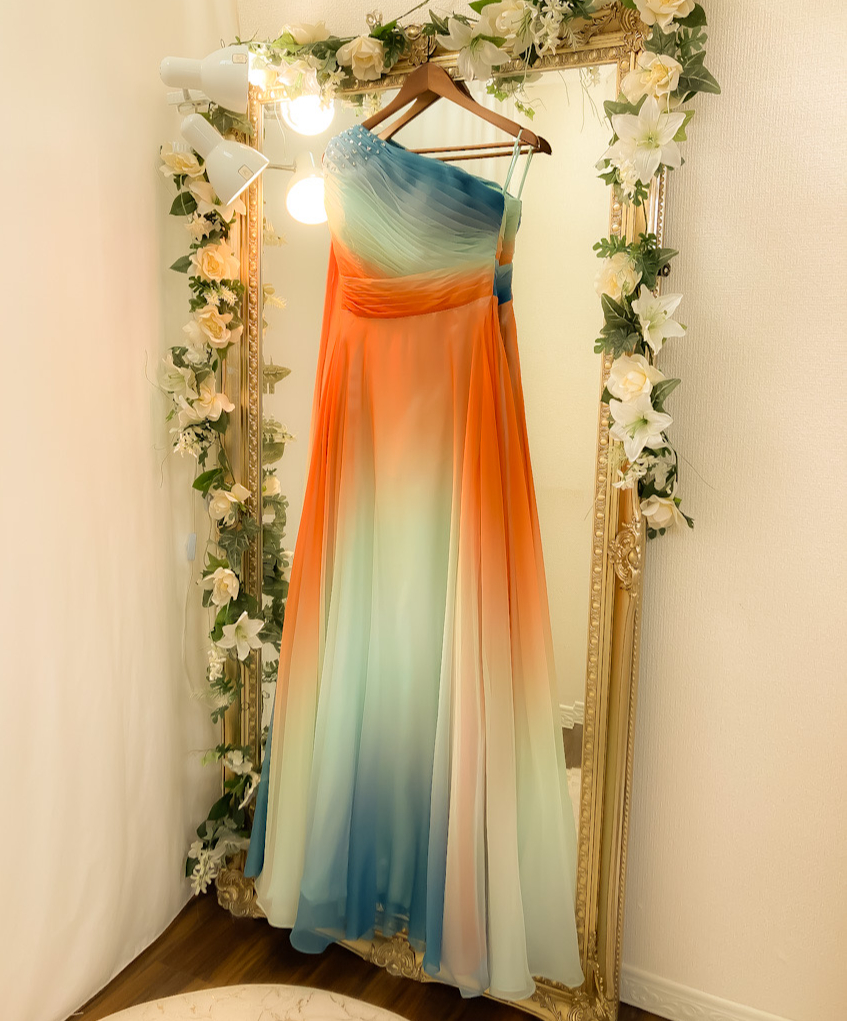 【COCOMELODY】 ワンショルダー、グラディーションドレス、M★お値下げ★ fit=scale-down,w=1200