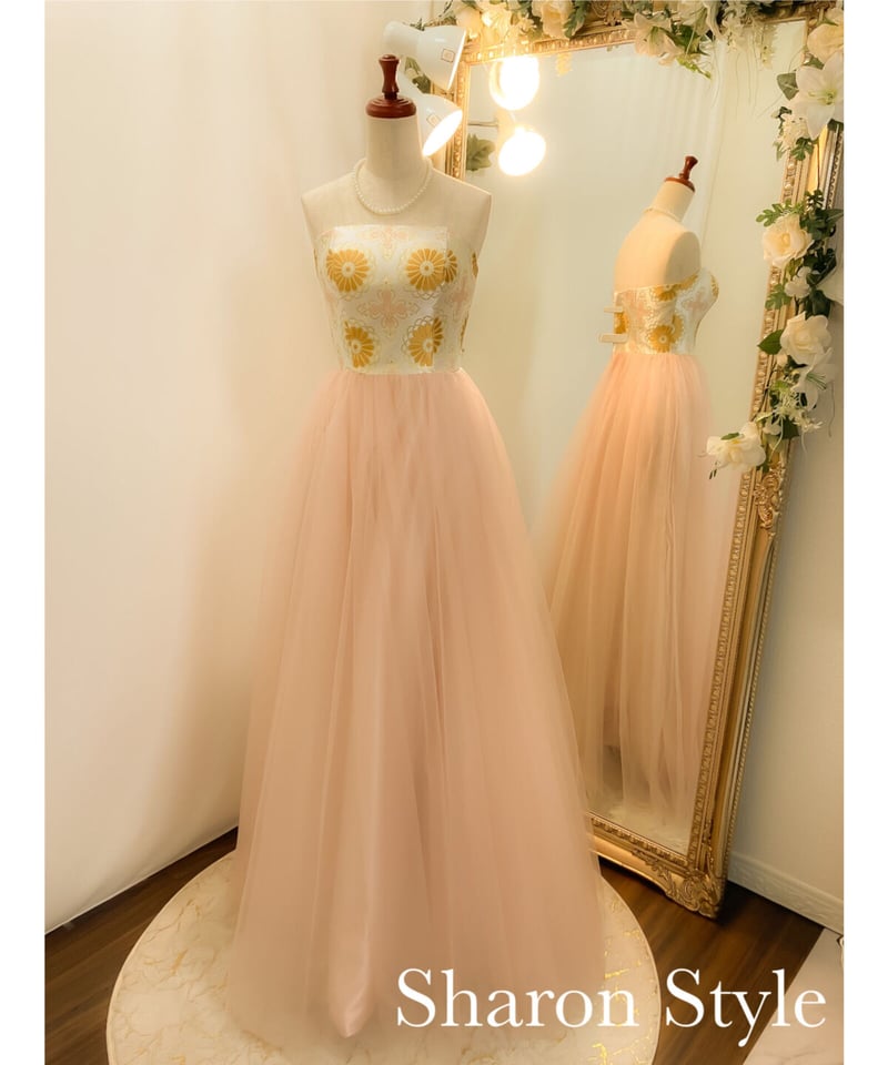 arisa Princess Collection 着物ドレス ☆1206サテン和柄花魁ミニ着物ドレス☆ - メルカリ