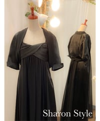 サテン×シフォン クラシック ボレロ
