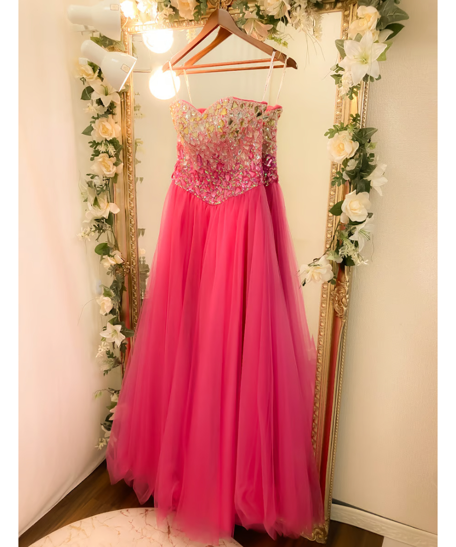 ラスト①Flourish デザインスリーブグラデーションガウン ラスト①Flourish デザインスリーブグラデーションガウン